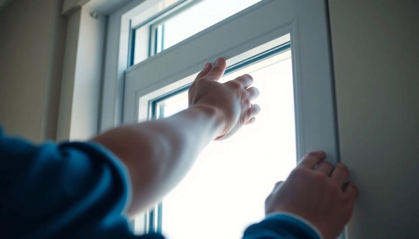 Professional window installer in action—Window Installers Near Me for home upgrades.