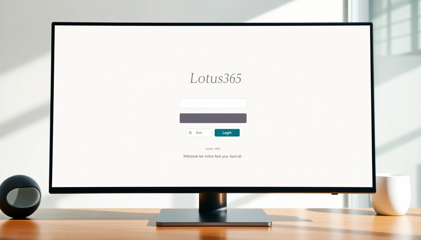 Secure Lotus365 Login page with modern interface and vibrant branding colors, designed for easy access